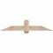 Ekena Millwork Eugene Smooth Timber Gable Bracket, Douglas Fir, 60"W x 12"H x 3 1/2"D x 5 1/2"F, 5/12 Pitch GBW060X12X0406EUG00SDF - alternate 1